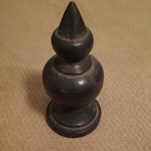 Decorative Black Brown Finial